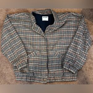NWOT - Old Navy - Brown Plaid Jacket Size XL unisex